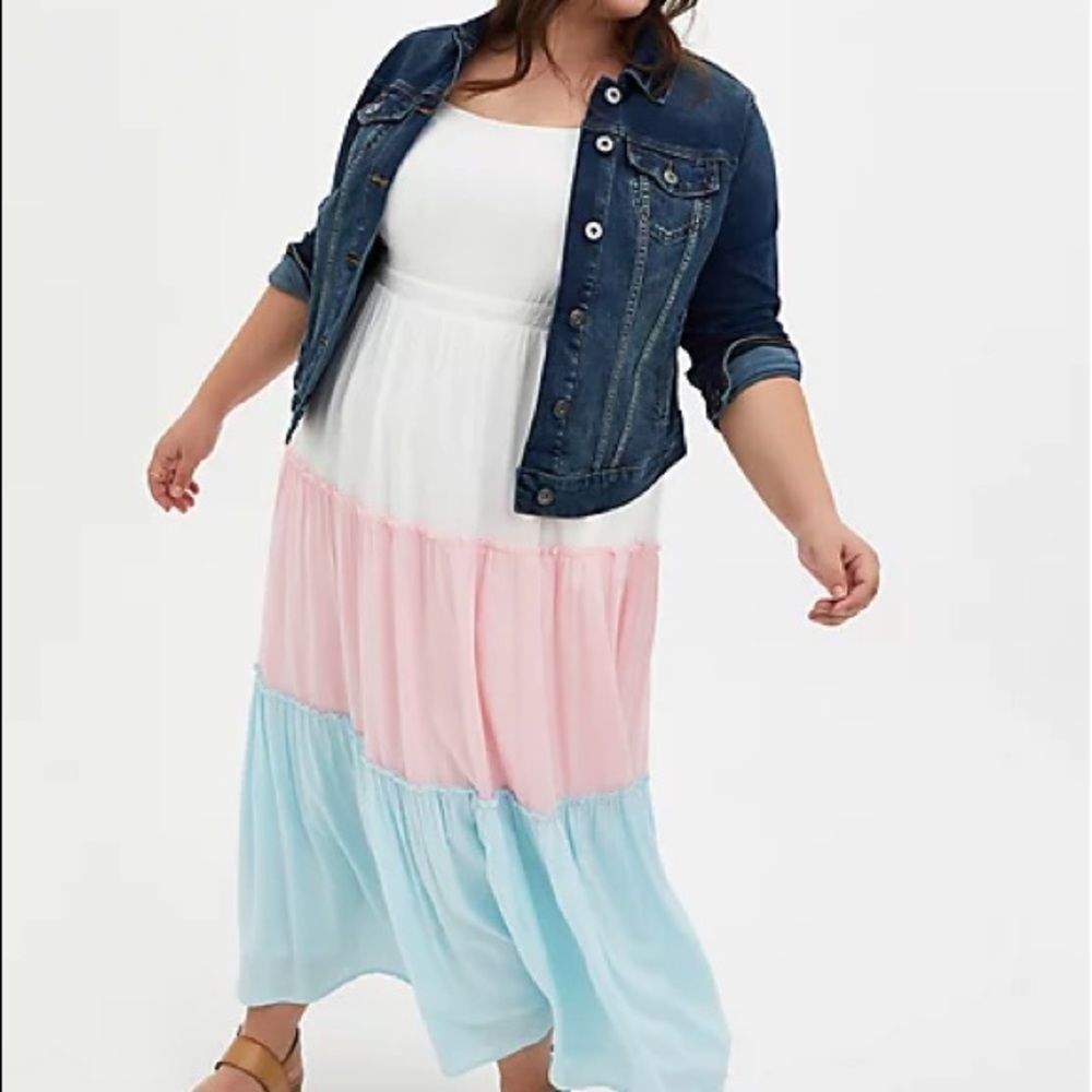 Torrid color block dress